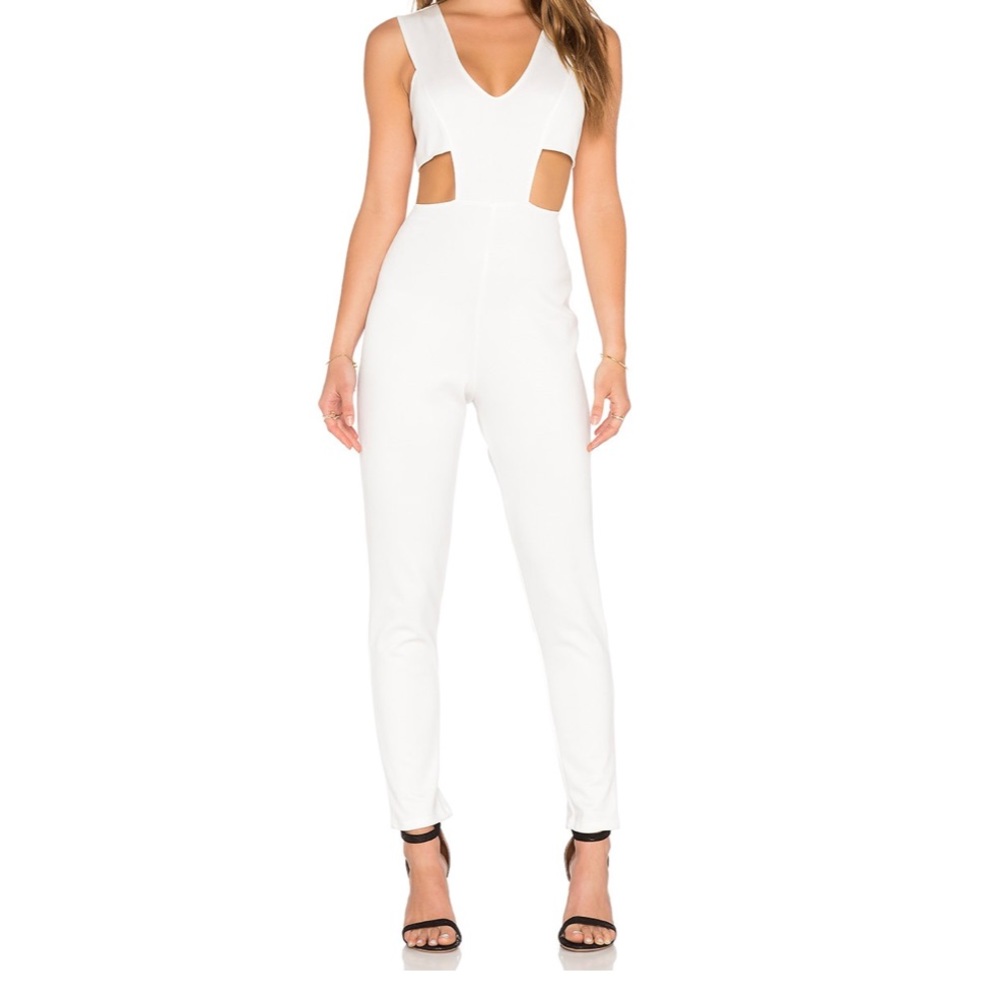 Plunge Front Jumpsuit